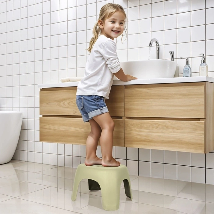 Mey İthalat®  7127 Kaydırmaz Yükseltici Tabure Eco Yeşil -Dolu Oyuncak