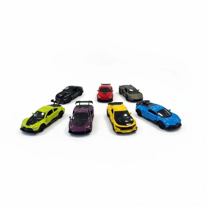Mey İthalat® 8.5CM 1:64 KAPILARI AÇILAN SPOR ÇEKBIRAK ARABA