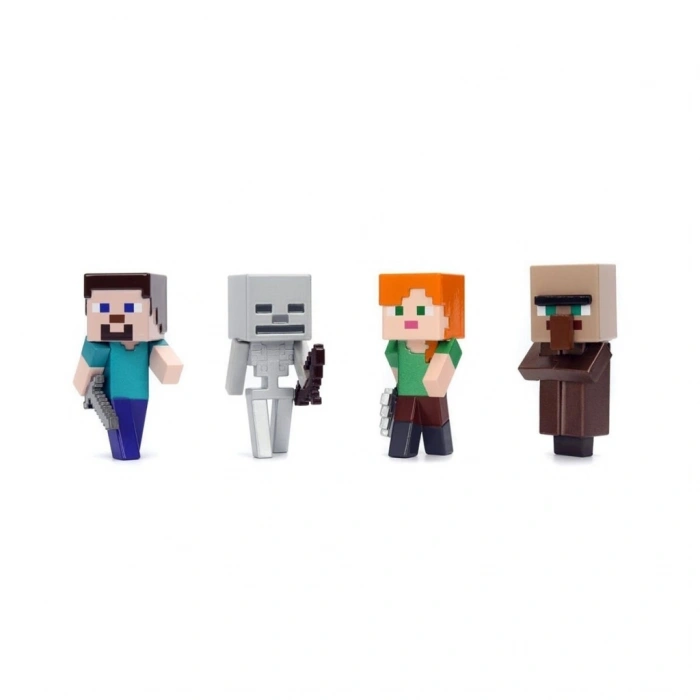 Mey İthalat® 9385138300W04 Minecraft Figures 2 5 Wave 4die-cast pop-culture collectible (ADET FİYATIDIR)
