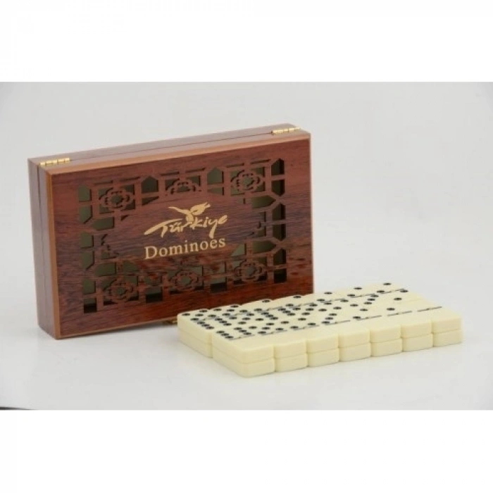 Mey İthalat® Ahşap Kutulu Domino Oyunu