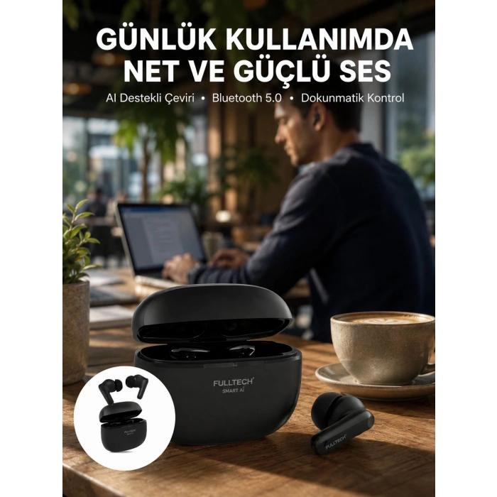 Mey İthalat® Akıllı Çeviri Destekli Bluetooth Kulaklık Profesyonel Ses Deneyimi Yeni Nesil