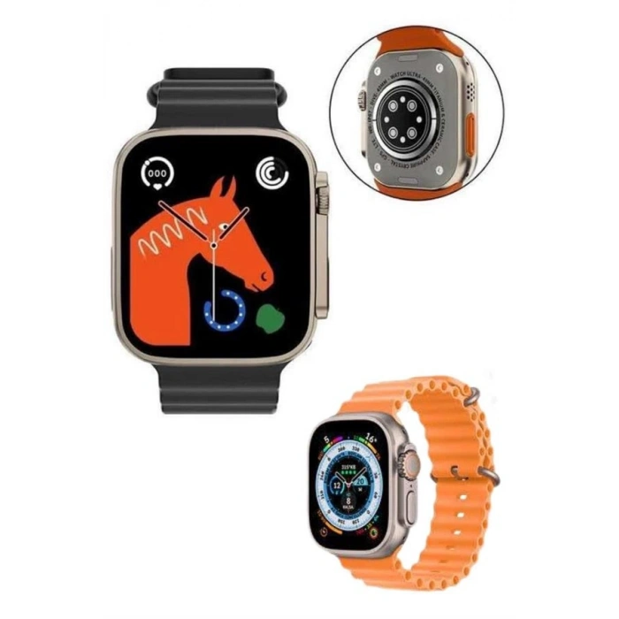 Mey İthalat® Akıllı Saat Ultra Android & İOS Uyumlu Arama Bildirim Özellikli