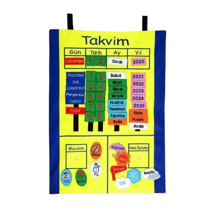 Mey İthalat® AND-5121 CIRTLI TAKVİM PANO