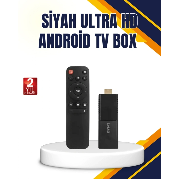 Mey İthalat® Android TV Stick 4K Ultra HD Görüntü Destekli