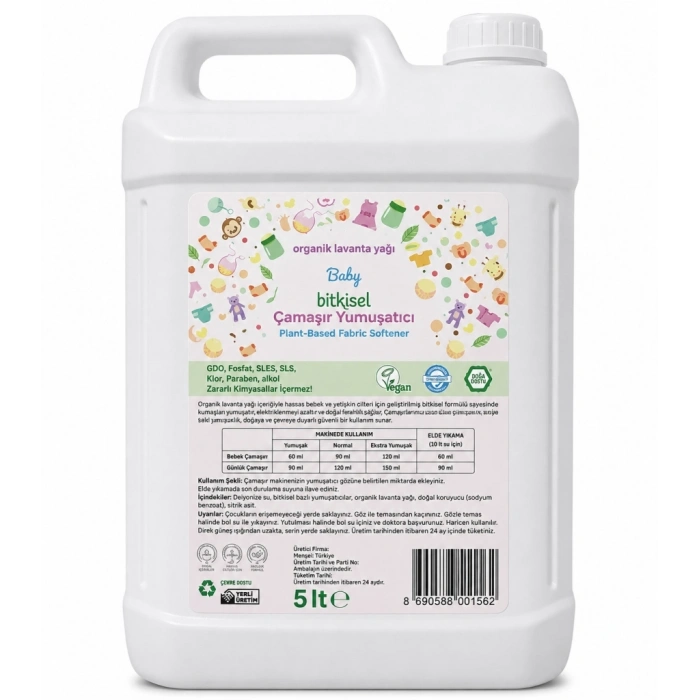 Mey İthalat® Baby Çamaşır Yumuşatıcısı 5lt