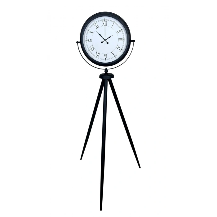 Mey İthalat® Black Elite Tripod Ayaklı Saat