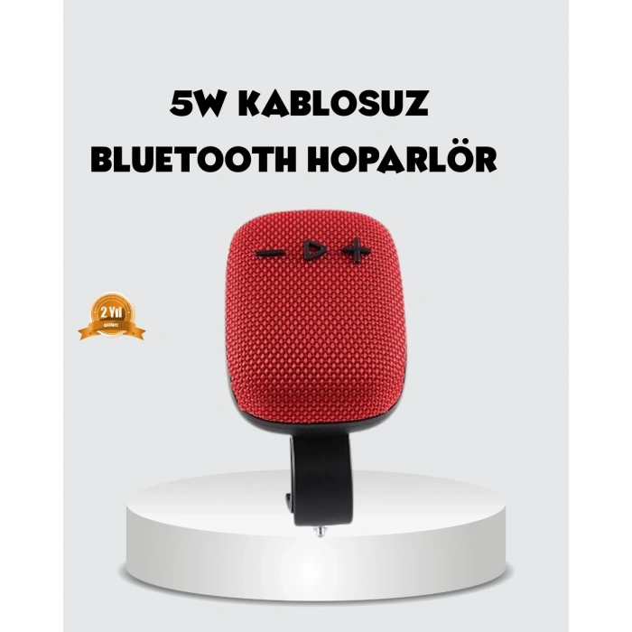 Mey İthalat® Bluetooth 5.1 Kablosuz Hoparlör – Güçlü Bas, FM Radyo ve Çoklu Giriş Destekli