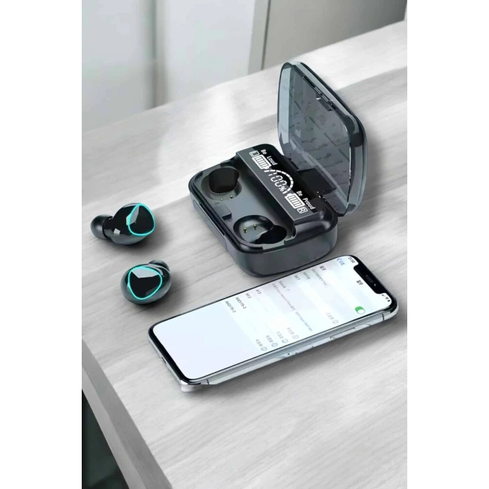 Mey İthalat® Bluetooth Bağlantılı Suya Dayanıklı, Uzun Pil Ömürlü Kablosuz Kulaklık