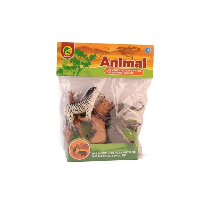 Mey İthalat® BMA-13 PVC PAKETTE DÖRTLÜ VAHŞİ HAYVANLAR -KİD