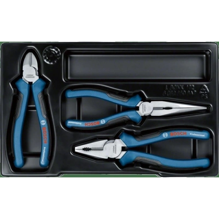 Mey İthalat® Bosch 3 Parça Alet Seti Pense Yan Keski Kargaburun