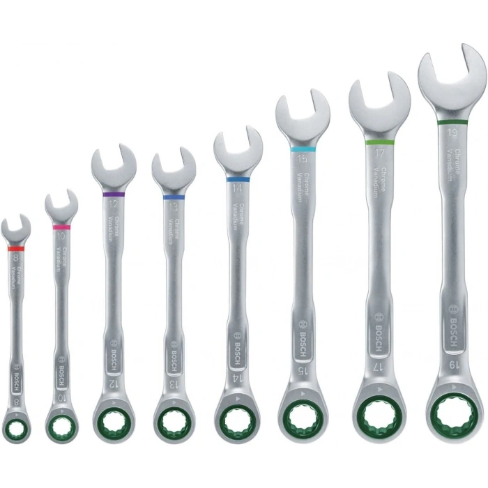 Mey İthalat® Bosch 8 Parça Kombine Anahtar Seti