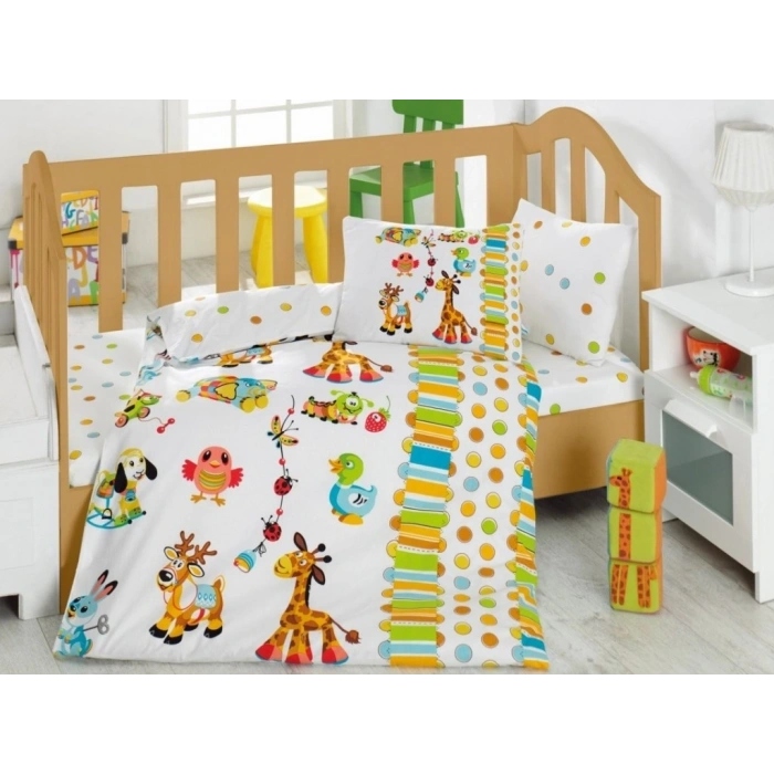 Mey İthalat®   Box Bebek Nevresim Takımı Oyun Bahçesi