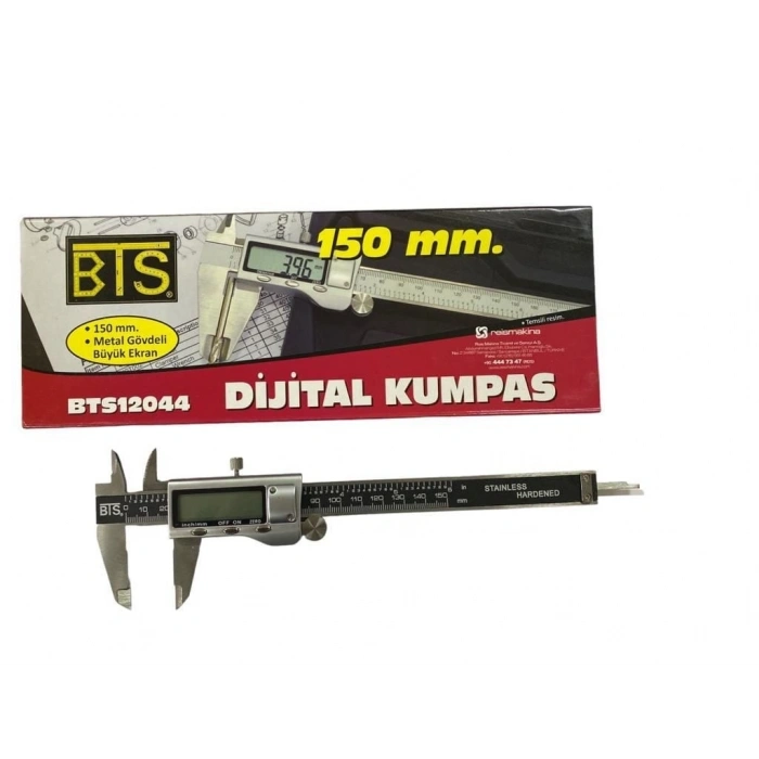 Mey İthalat® Bts 12044 Dijital Kumpas 150 mm