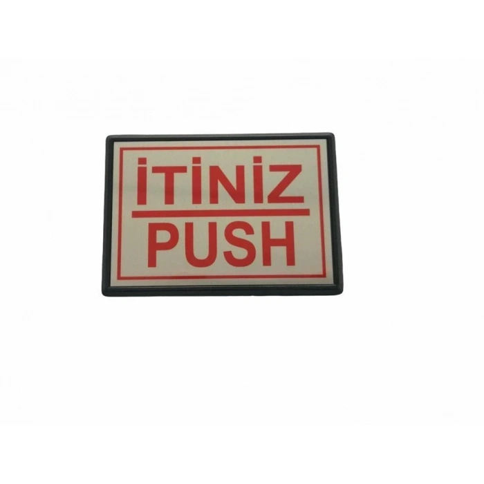 Mey İthalat® Cemax Yönlendirme Büyük İtiniz (Push) 13X8,5 cm