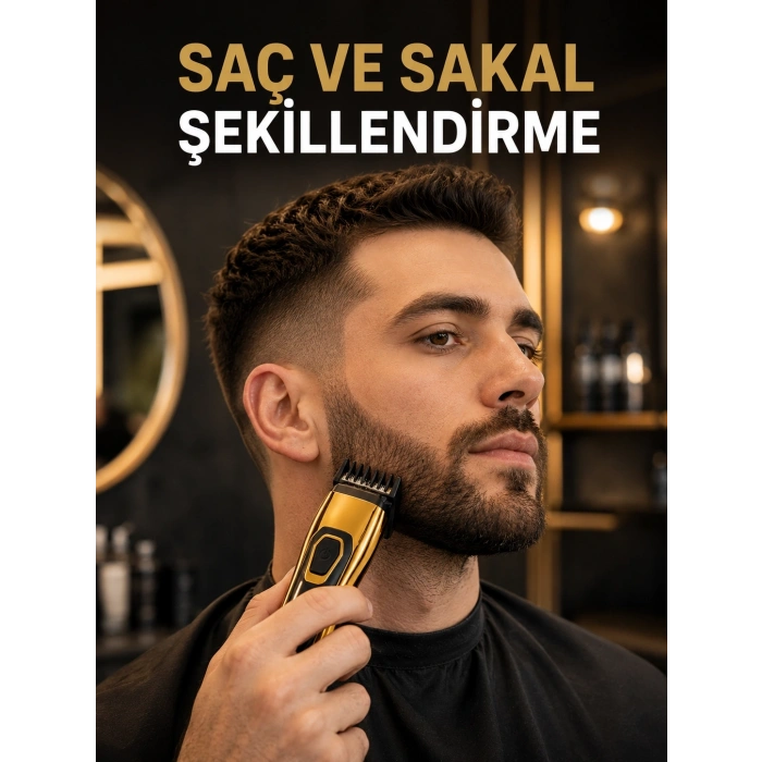 Mey İthalat® Çift Kademeli Güç Modlu Kablosuz Kişisel Bakım Seti