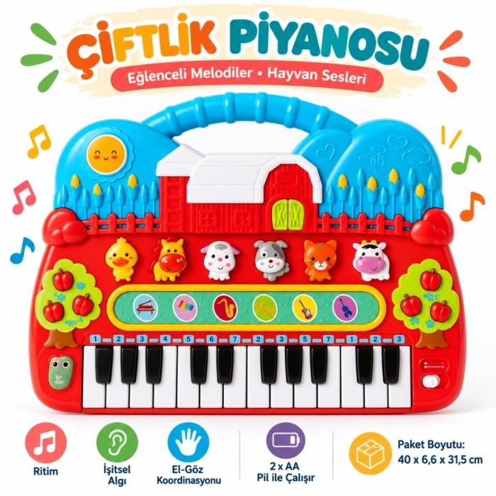 Mey İthalat® Çiftlik Piyanosu
