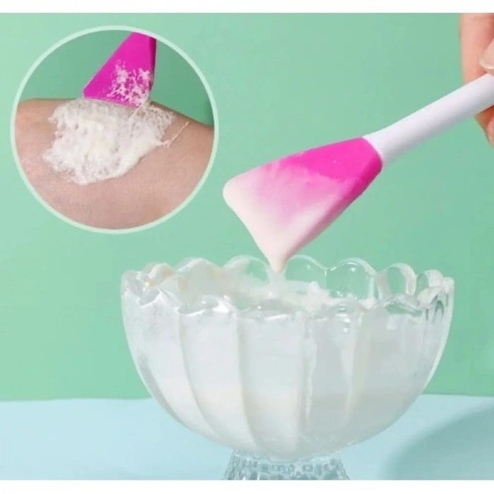 Mey İthalat® Cilt Bakım Fırçası ve Maske Spatulası