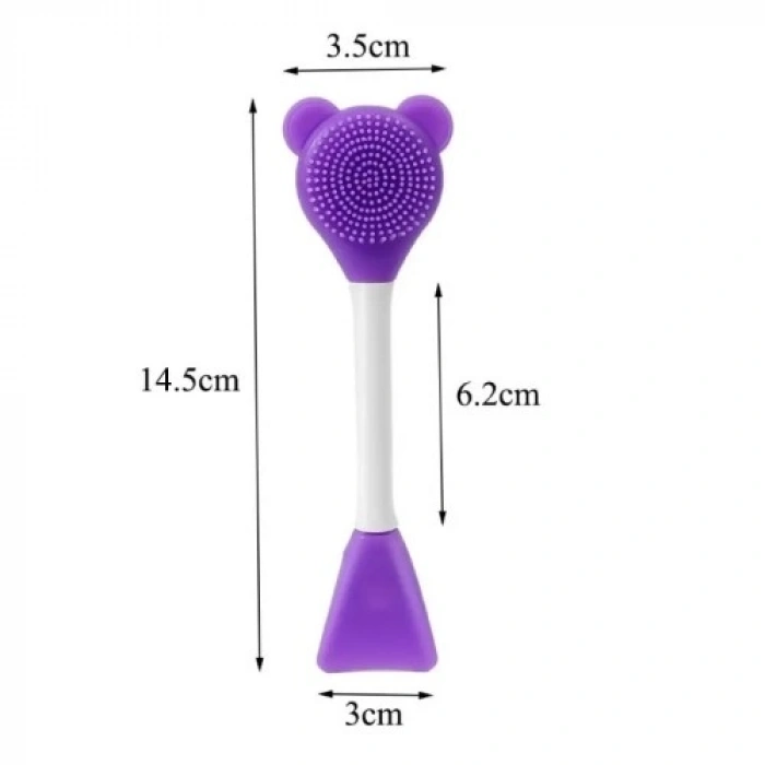 Mey İthalat® Cilt Bakım Fırçası ve Maske Spatulası