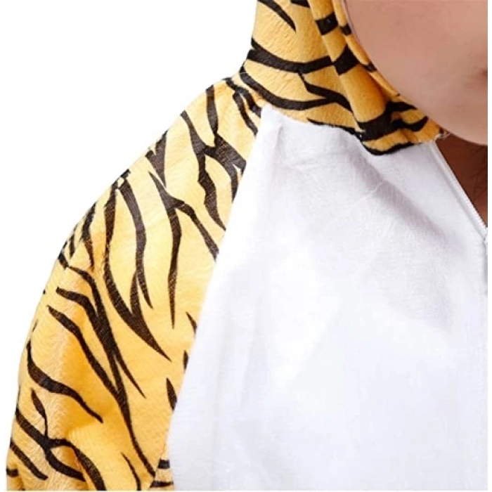 Mey İthalat® Çocuk Kaplan Kostumu - Aslan Kostümü 6-7 Yaş 120 cm