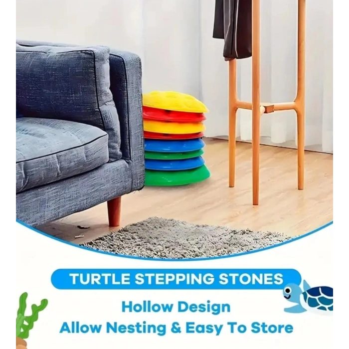 Mey İthalat® Çocuk Yarım Küre Denge ve Koordinasyon Adası 6 Lı Set