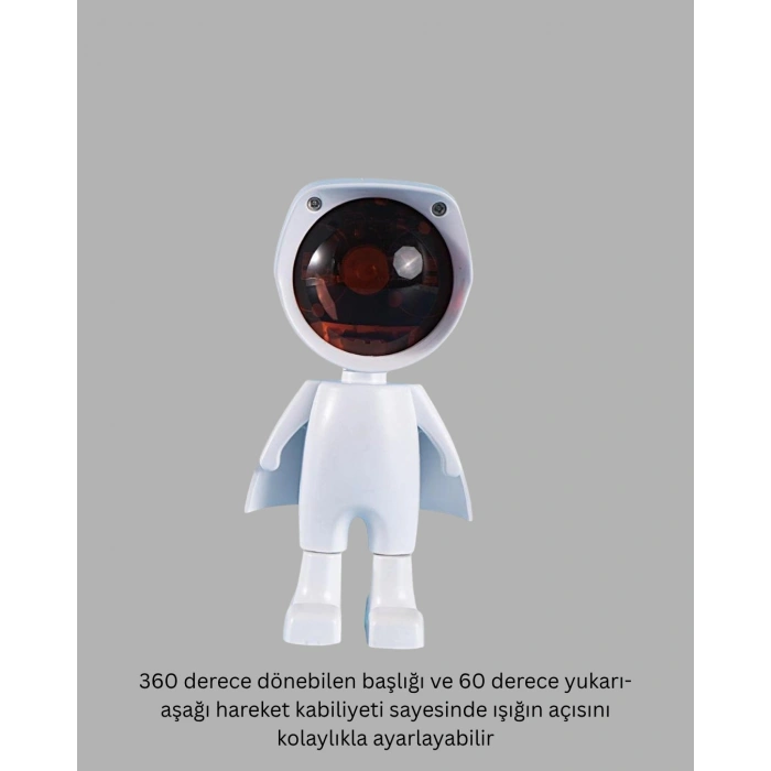 Mey İthalat® Dekoratif Gün Batımı Işığı – Astronot Figürlü Yeni Nesil