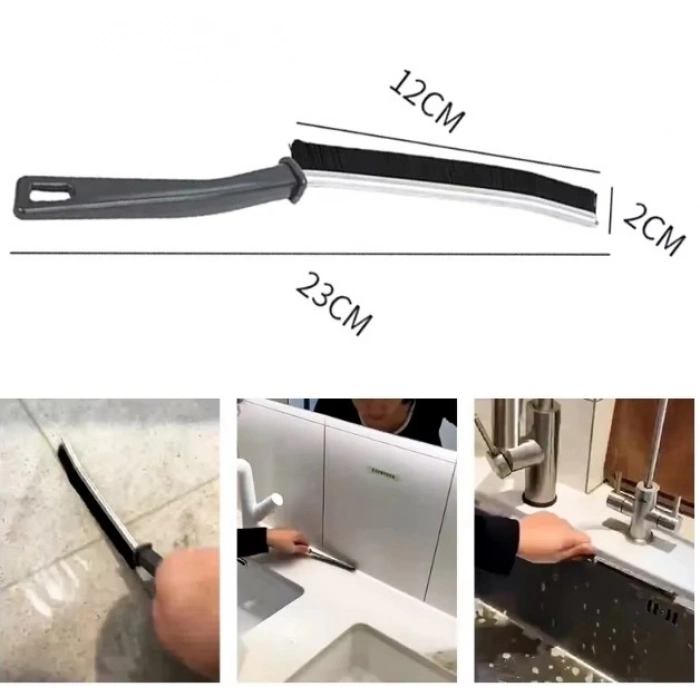 Mey İthalat® Derz Arası  Banyo Mutfak Dar Alan İnce Temizlik Fırçası