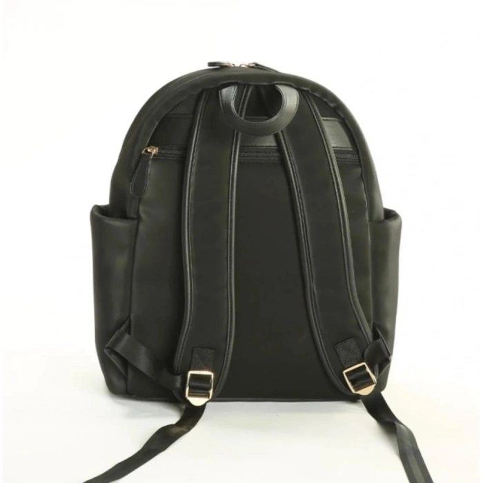 Mey İthalat®   Diamond Anne Bebek Bakım Sırt Çantası 7345 Siyah