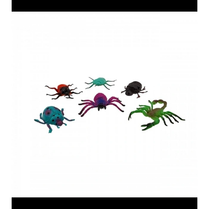 Mey İthalat® DMN1122B-1 PVC DE 5Lİ BÖCEKLER -DMN