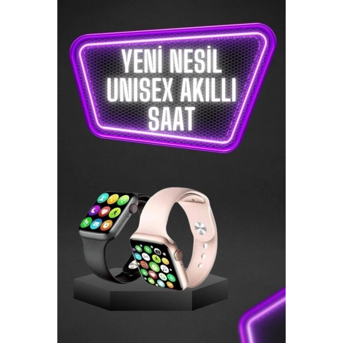 Mey İthalat® Dokunmatik Ekran Akıllı Saat Tema Değiştirme Şık ve Modern Unısex