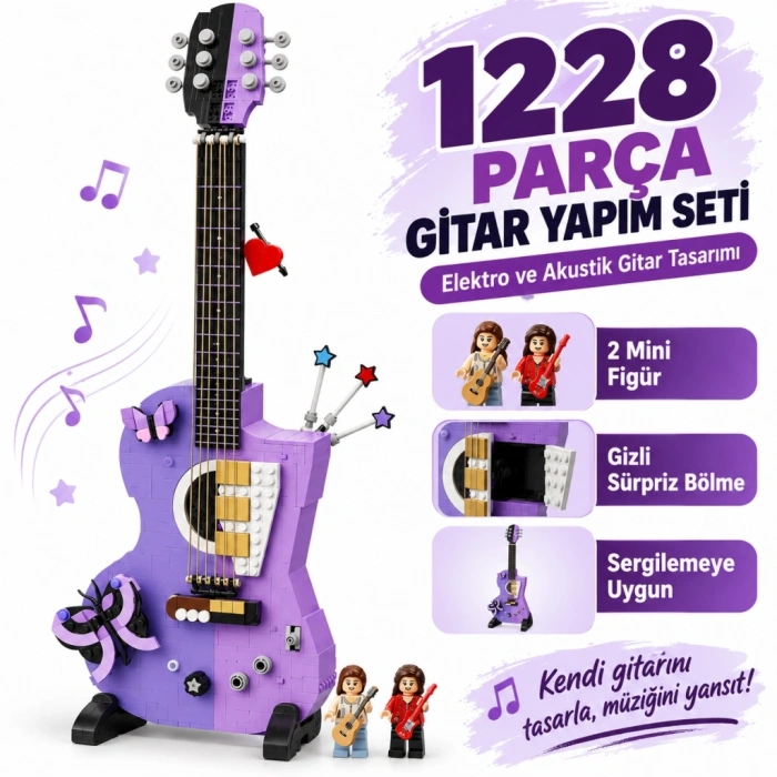 Mey İthalat® Editions Olivia Rodrigo’nun İki Renkli Gitarı 43031