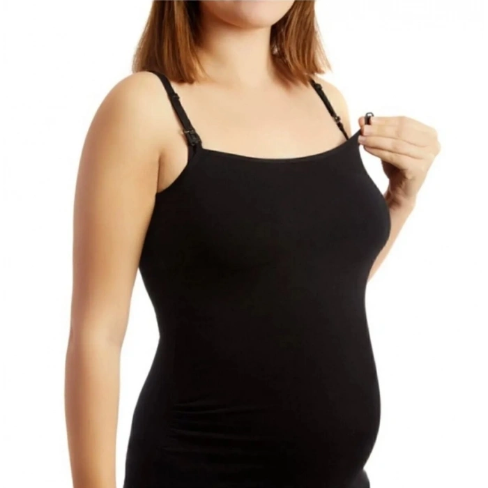 Mey İthalat®   Emzirme Korse Atlet 1298 Black