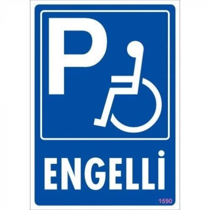 Mey İthalat® Engelli Uyarı Levhası 25x35 KOD:1590