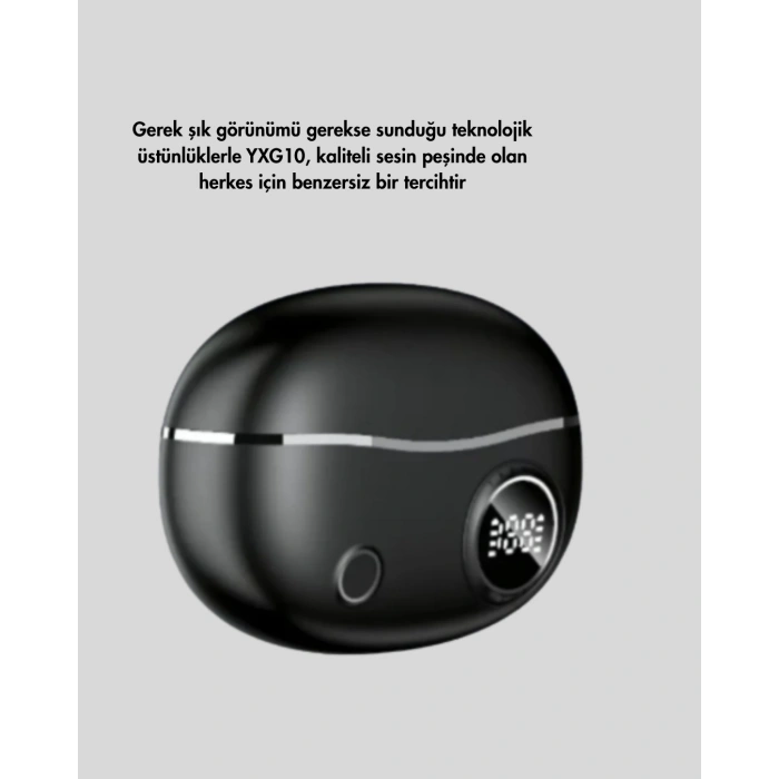 Mey İthalat® Ergonomik Klipsli Kablosuz Kulaklık – 30 Saat Pil ve Dokunmatik Kontrol Özelliği