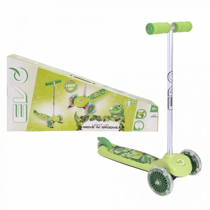 Mey İthalat® EVO SCOOTER 3TKR DİNO MOVE N GROOVE IŞIK