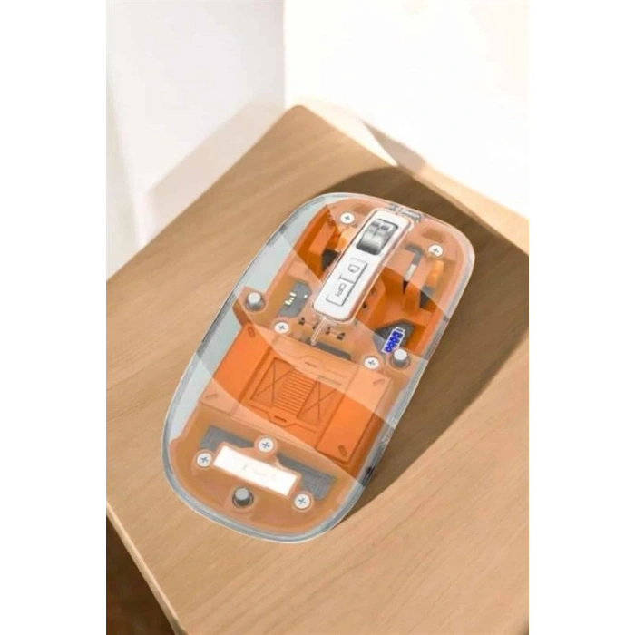 Mey İthalat® Fare Mouse Çift Modlu Kablosuz Bağlantılı 2.4GHz Destekli Yeni Nesil
