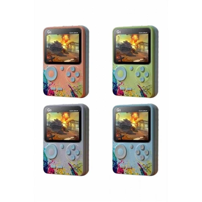 Mey İthalat® Game Box Mini 500 Adet Retro Oyun Taşınabilir Oyun Konsolu