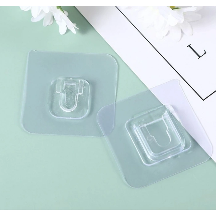 Mey İthalat® Geçmeli Klips Eşya Sabitleme Askısı 5 SET
