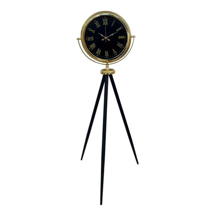 Mey İthalat® Gold Asalet Tripod Ayaklı Saat