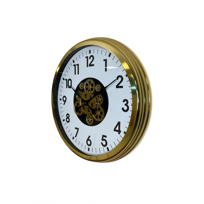Mey İthalat® Gold Standart 60 Cm Çarklı Duvar Saati