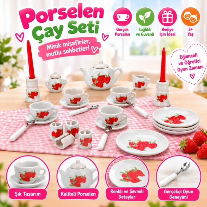 Mey İthalat® H2129ÇAY SETİ 29 PRÇ PORS 3A