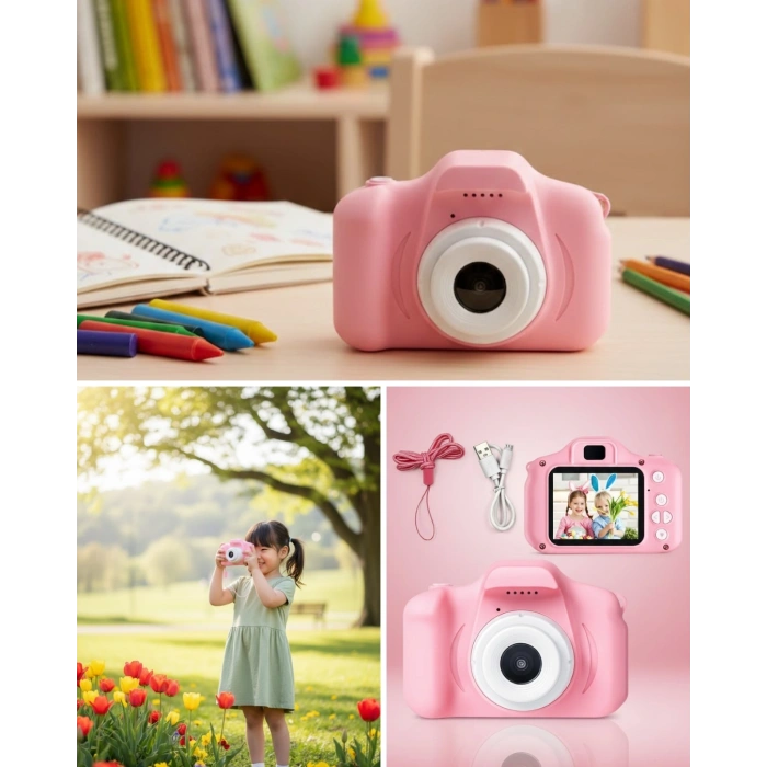 Mey İthalat® HD Taşınabilir Mini Kamera Video Fotoğraf Çekim Özellikli Şarj Edilebilir Kayıt Cihazı