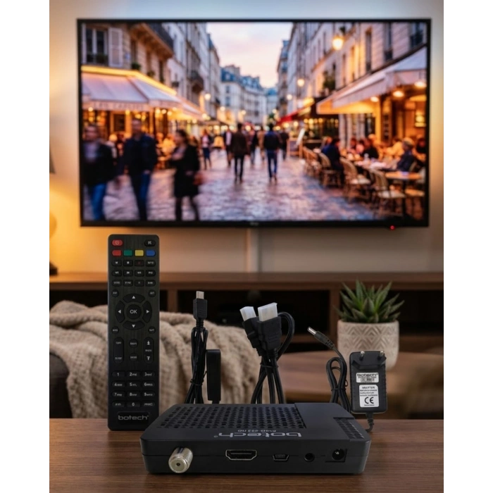 Mey İthalat® HD Uydu Receiver USB Medya Oynatıcı Özellikli Çok Dilli Menü Destekli