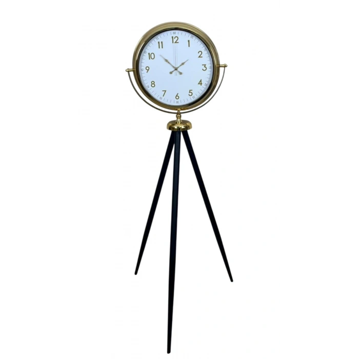 Mey İthalat® Heritage Gold Zarif Tripod Ayaklı Saat
