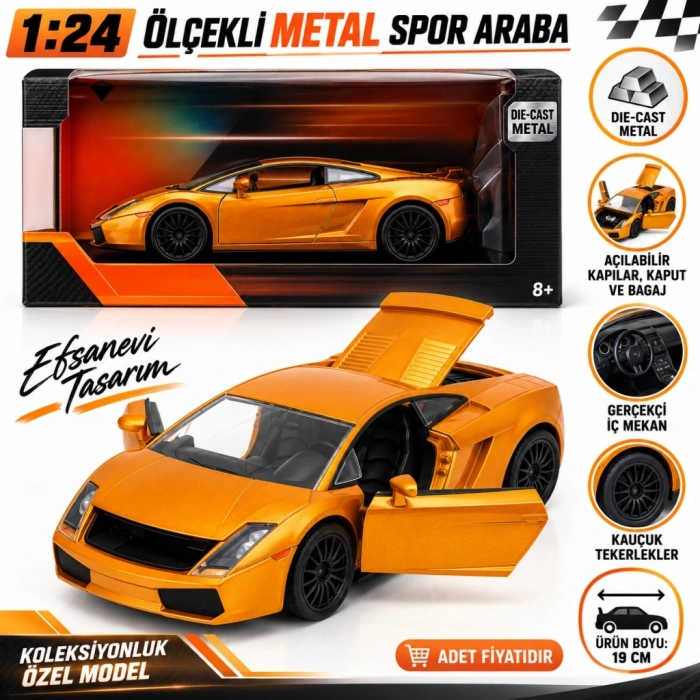 Mey İthalat® Hızlı & Öfkeli Lamborghini Gallardo Model Aracı