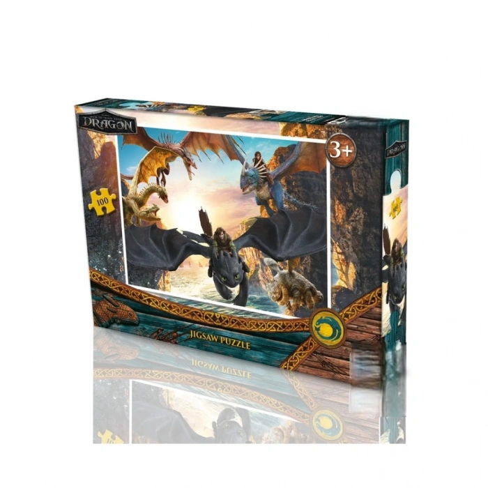 Mey İthalat® How to Train Your Dragon Puzzle 100 Parça