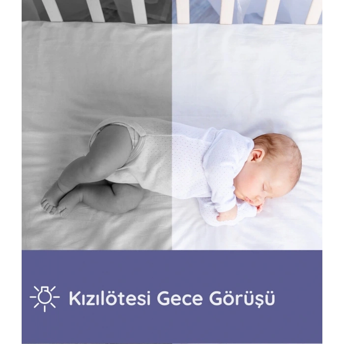 Mey İthalat® Hubble Nursery View Pro 5 Dijital Bebek Kamerası HBL11