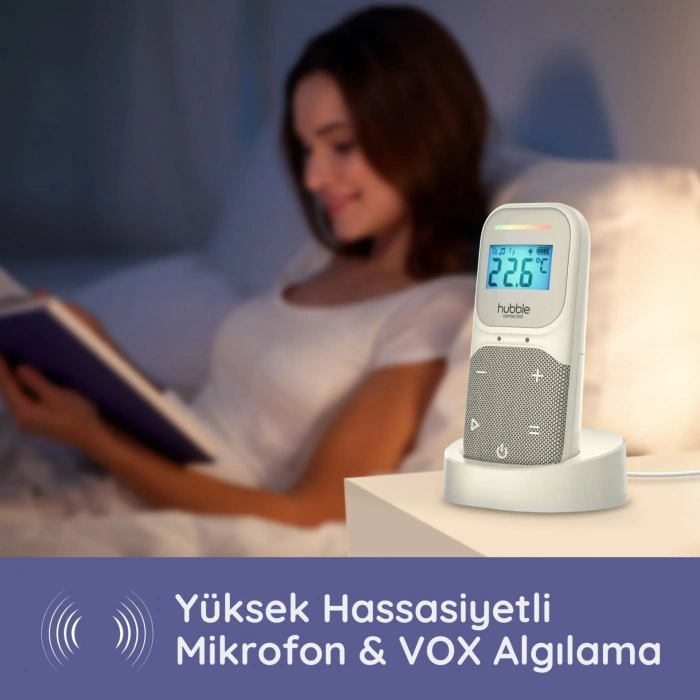Mey İthalat® Hubble Sense Glow Pro Dijital Bebek Telsizi HBL04
