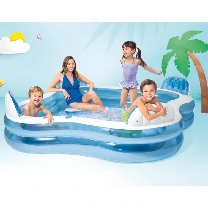 Mey İthalat® IH56475 KOLTUKLU AILE HAVUZU 229X229X66