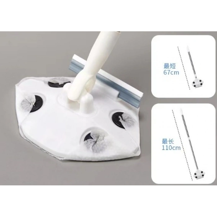 Mey İthalat® Islak Mendil Uyumlu Pratik Çek Çekli Mop