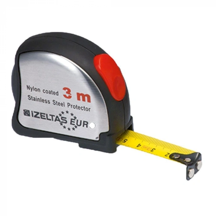 Mey İthalat® İzeltaş Krom Şerit Metre 3 Metre